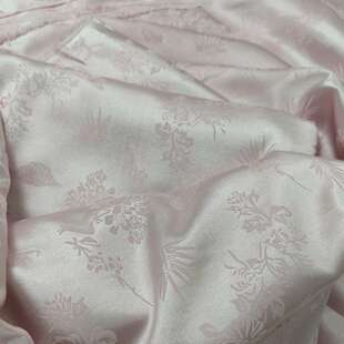 裙子窗帘马甲 做新中式 新中式 提花涤丝绸有光泽3米