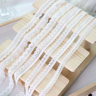 DIY手工辅料内裤 女装 锦氨弹力蕾丝边 白色有弹蕾丝花边 精品多款