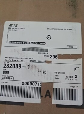 安普/泰科连接器282089-1端子插头5P原装现货