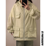 中性风！夏季户外防紫外线UPF50+情侣防晒服日系皮肤衣女7817-P50，女装防晒衣，电商C213(原B265)