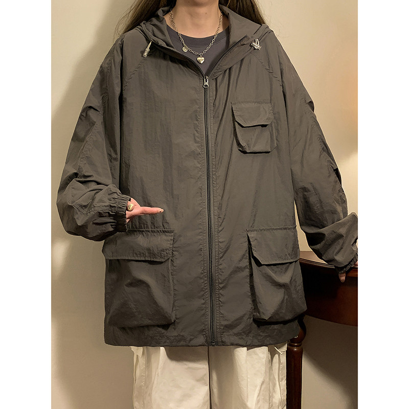 夏季户外防紫外线UPF50+防晒服中性风情侣款日系皮肤衣女7817-P50,女装防晒衣,电商C213(原B265)