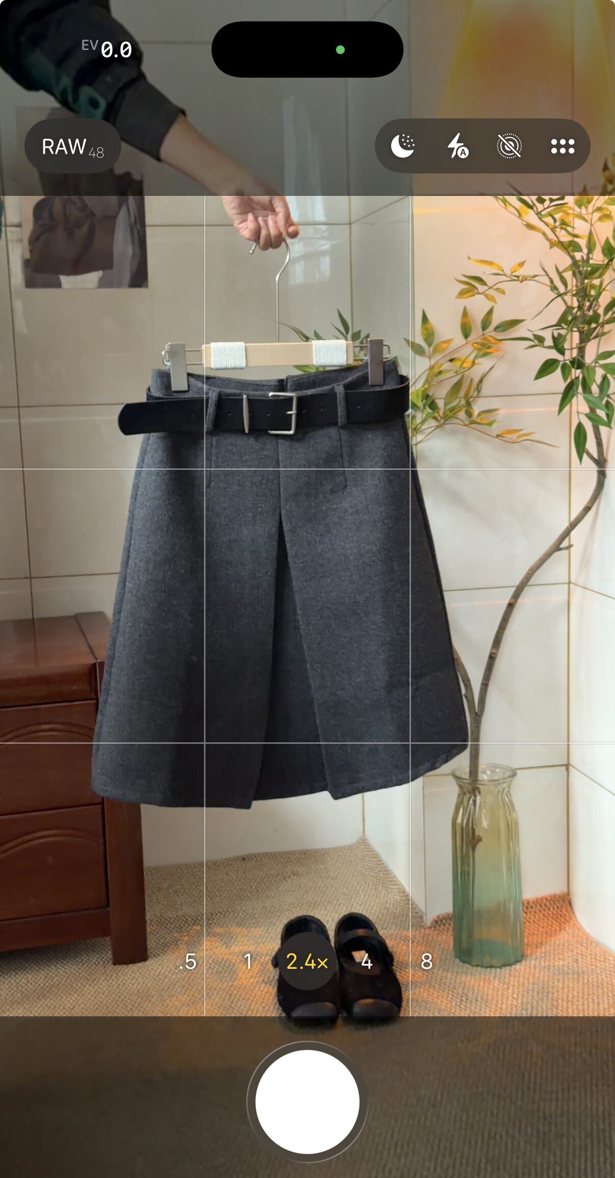 复古韩版气质加厚毛呢半身裙女秋冬新款高腰显瘦开叉百搭a字中裙