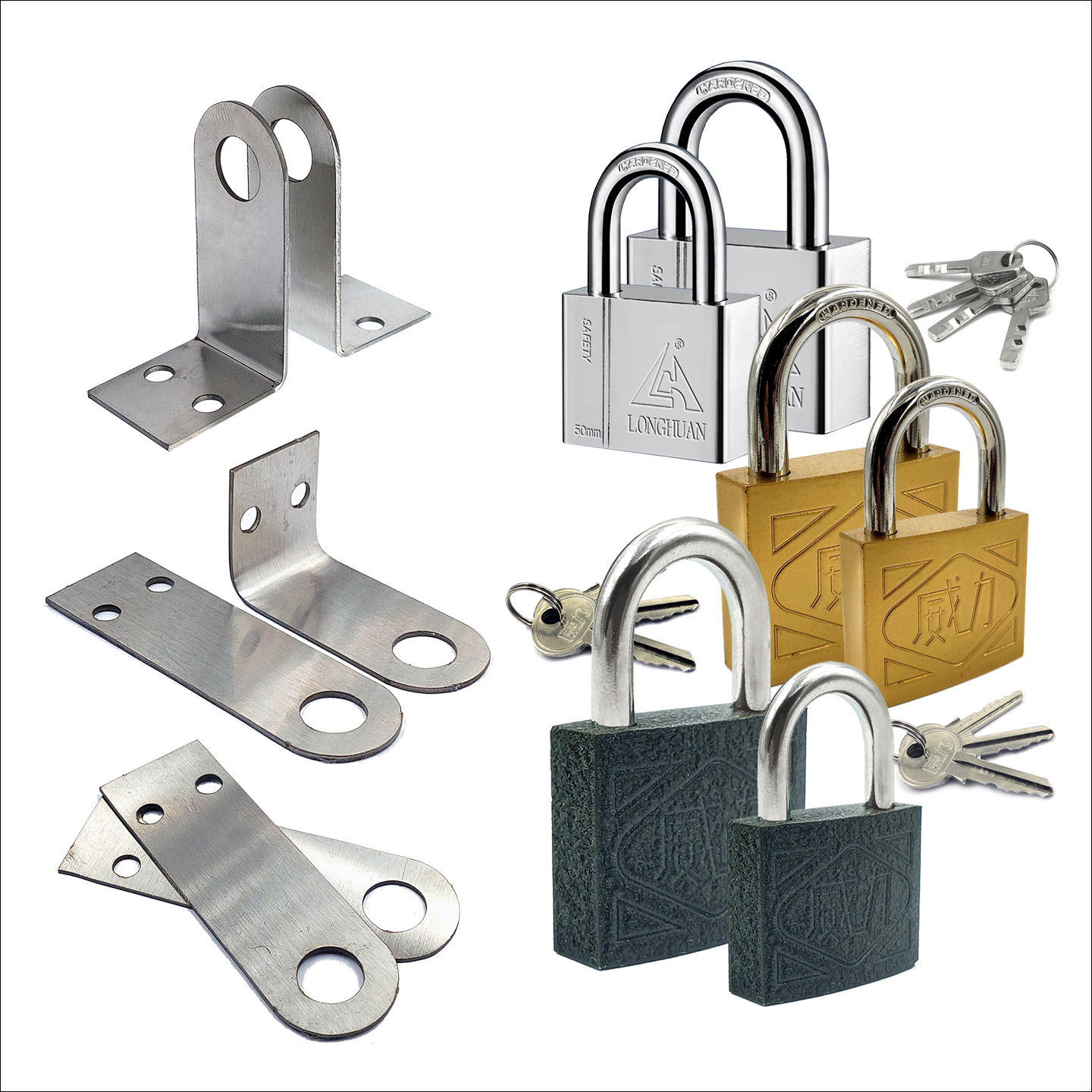 威力挂锁不锈钢锁扣门鼻子更衣柜