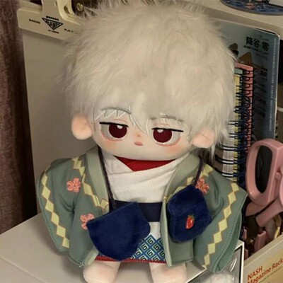 银魂坂田银时棉花娃娃银八三三20cm玩偶动漫周边公仔帅