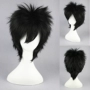 Star Track House Uchiha với Earth Earth Fang Shilang Yamamoto Mang một bộ tóc giả cosplay tóc ngắn chống cong vênh màu đen - Cosplay đồ cosplay hầu gái