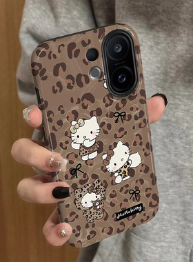 适用vivos30手机壳s30promini新款s20女s19磨砂vivos18e菲林s17pro全包s16防摔s15二合一s12豹纹KT猫s10软e套