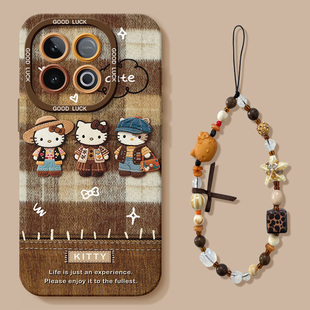 y77e防摔y76s男y5s手链73s外y53女vivo套y97y52s咖KTpro套 新款 适用vivoy500手机壳y300gt全包y200t y100i十