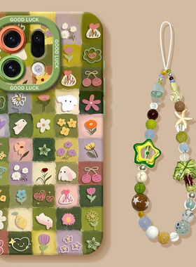 绿色好心情适用oppofindx9手机壳findx8pro新款oppo硅胶findx7挂绳x8spro+卡通x6全包x5防摔x32女0pp0保护套