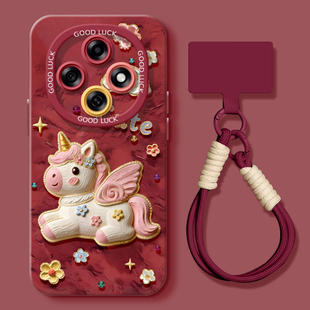 油画小马适用oppoa6gt手机壳a2pro硅胶oppoa5pro2026新年a92s马年a11新款防摔a6女a93s高级a1保护套a3a97/a95