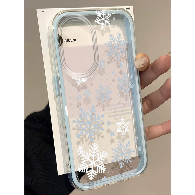 撞色二合一透明软胶保护