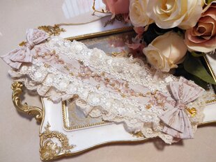 【璇子手作】Lolita手作小物 占星猫手作发带（珠链版）