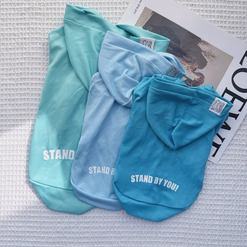 日单宠物狗狗春夏凉感连帽卫衣背心抗菌消臭速干凉感功能衣中小狗