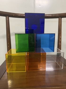 亚克力板 展示盒子 5.6面 L型 U型 尺寸任意定制 FMMA 3.5.8.10mm