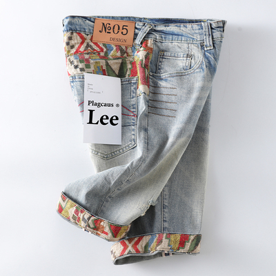 【官方正品】LeeGOS牛仔短裤男