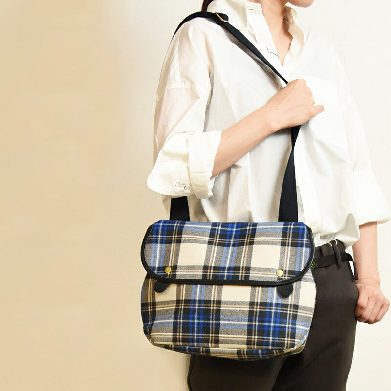 英国brady avon 秋冬限量款英格兰格子色三层防水帆布包休闲文艺