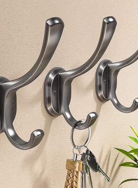 挂衣钩打孔固定壁挂墙壁衣服衣柜鞋柜挂衣架衣钩进门玄关单个挂钩