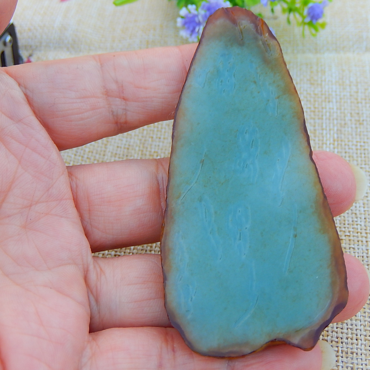 翡翠毛料玉石色料冰种原石明料手镯芯飘绿飘花红翡牌子紫罗兰挂件