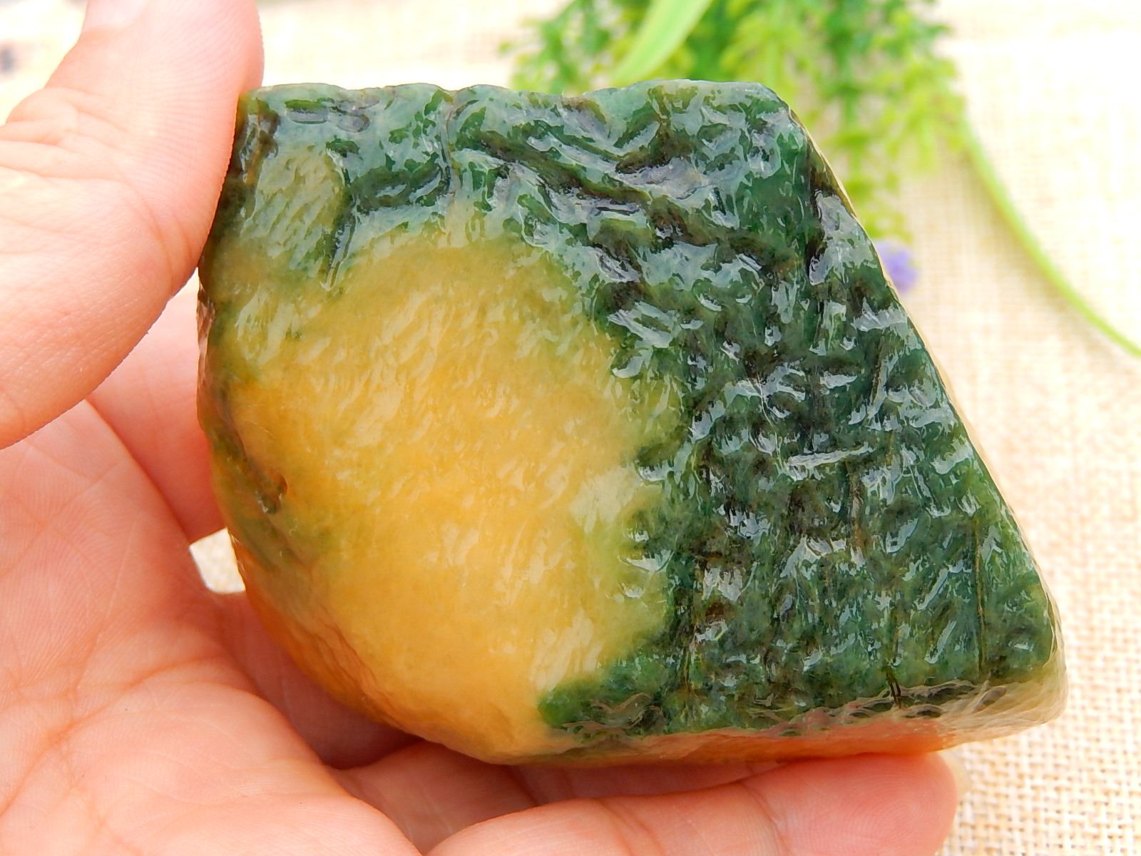 翡翠毛料玉石色料冰种原石明料手镯芯飘绿飘花红翡牌子紫罗兰挂件