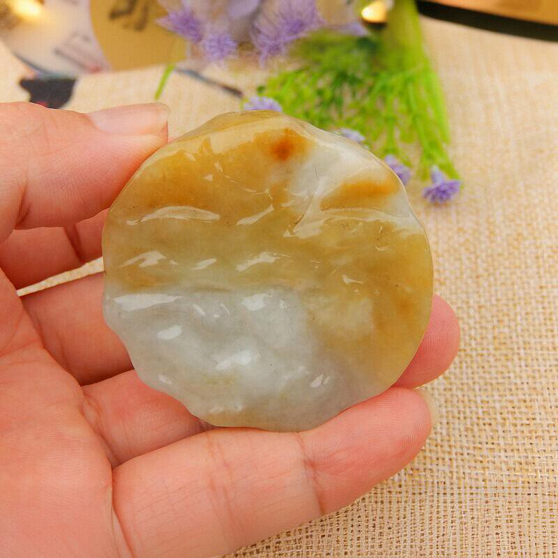翡翠明料手镯芯冰种翡翠飘绿飘花红翡牌子挂件翡翠原石片料