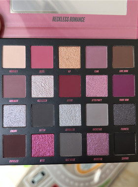 Beautybay眼影盘20色RECKLESS ROMANCE情人节限量持久显色彩妆盘