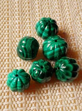 天然手串吊坠水晶南瓜珠包邮