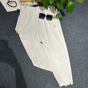 直筒裤 运动裤 女大码 高腰弹力九分裤 25188 女装 天娇一生水2025夏季