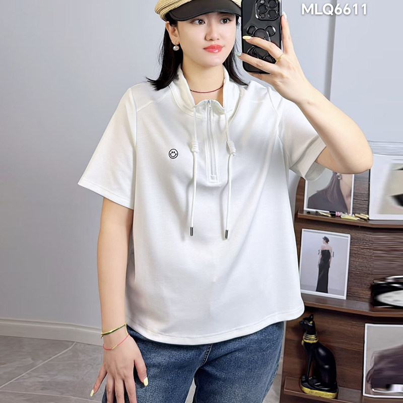 大码女装夏季短袖T恤衫