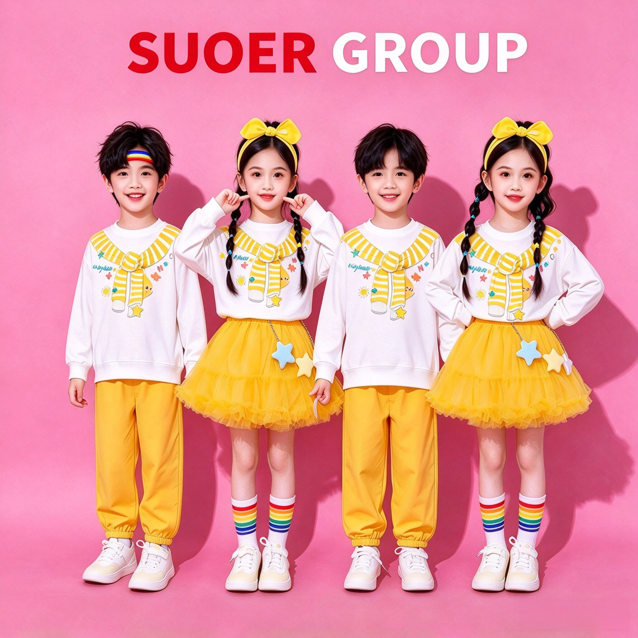 中秋小学生演出服夏季