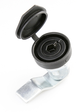 MS711-2-2内六角圆锁黑色圆锁开关柜伸缩锁IP65高防水等级门锁