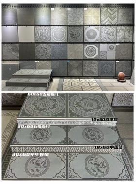 中式仿古地砖中式庭院全瓷古建地砖地铺石防冻防滑室内室外户外砖