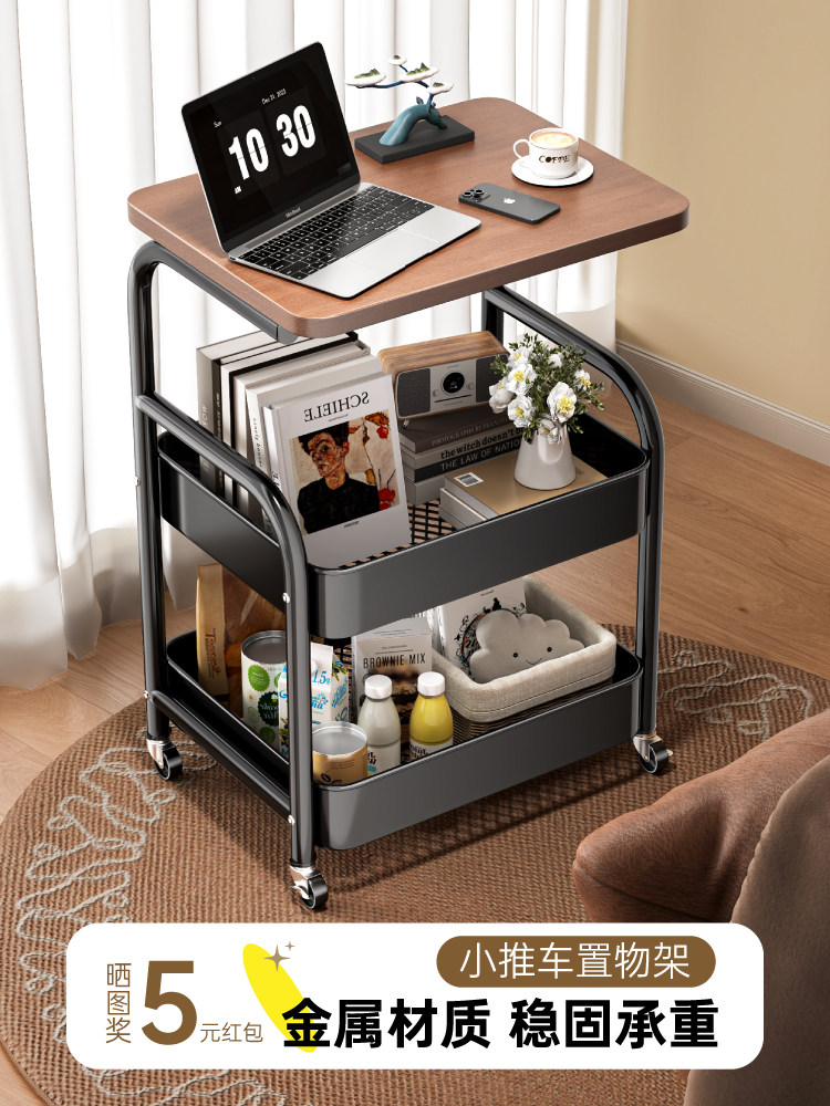 มือสอง เคลื่อนย้ายได้ ชั้นเก็บรถเข็น โต๊ะข้างเตียง ห้องนั่งเล่น โต๊ะข้างโซฟา โต๊ะกาแฟ ชั้นเก็บขนม