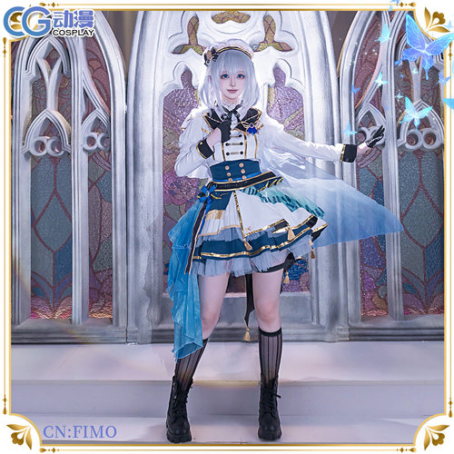 CG动漫服装  bangdream 十周年 蝶团 仓田真白 cos服女装洋装