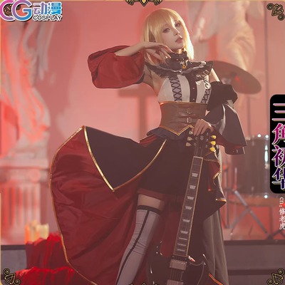 CGCOS动漫服装 BanGDream! 十周年 三角初华cos服女