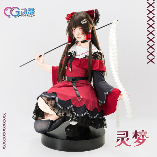 CGCOS动漫 東方Project Bookoff 博丽灵梦 cos服装 Lolita 可爱