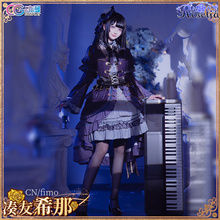 CG动漫服装 bangdream Roselia 白金磷子cos服女Lolita哥特风裙子