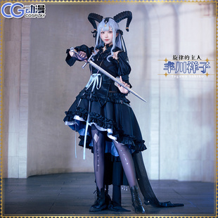 CGCOS动漫明日方舟cos avemujica旋律的主人 丰川祥子cos服lolita