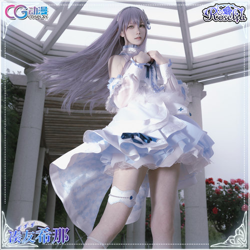 CG动漫服装 bangdream Roselia花冠系列 凑友希那cos服女lolita裙