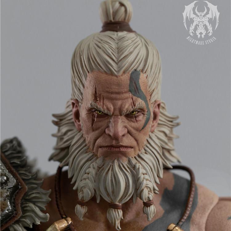 现货 梦魇工作室DF001  1/12  蛮族狂战士 野蛮人 可动人偶 手办