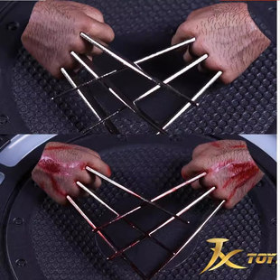 jxtoys1/6金刚狼爪模型 握拳钢爪手型支持HT素体正常/血渍版