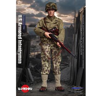 现货 1/6 御战道UJINDOU UD9035 二战美军装甲步兵诺曼底1944