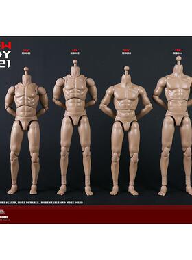 现货 COOMODEL1/6MB001标准002高个003肌肉004高个肌肉男兵人素体
