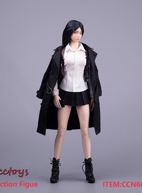 现货 1/6 女兵人服饰 女风衣外套 两款色 CCN6023