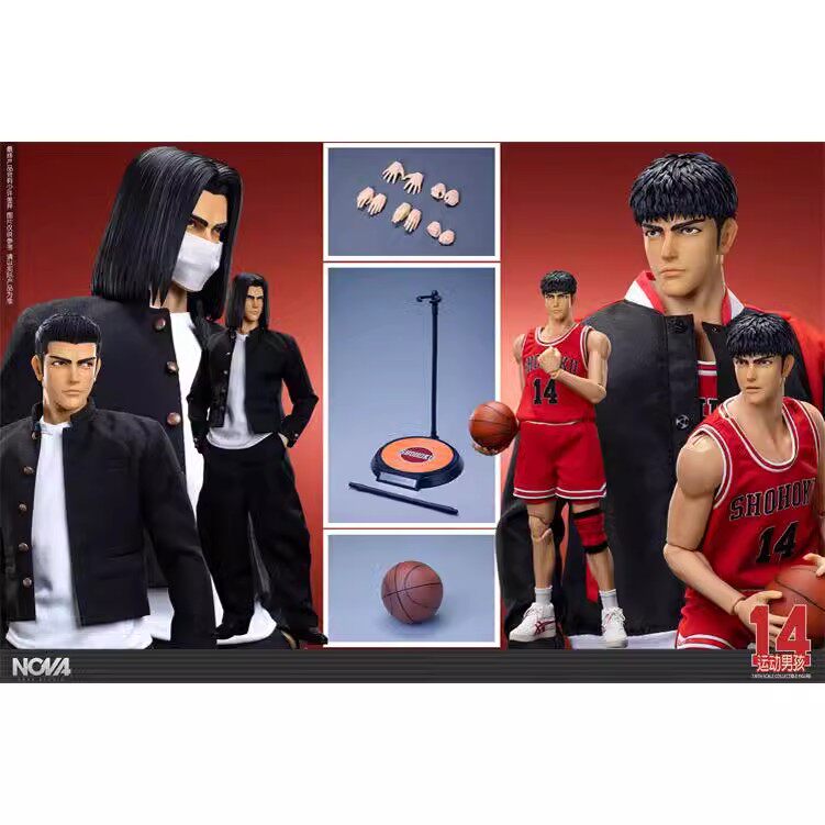 现货 NOVA Studio 1/6 14号篮球手 运动男孩 三井寿 可动人偶