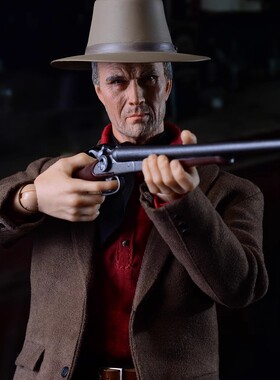现货 REDMAN TOYS RM038 不可饶恕威廉 WILLIAM 1/6 可动男兵人偶