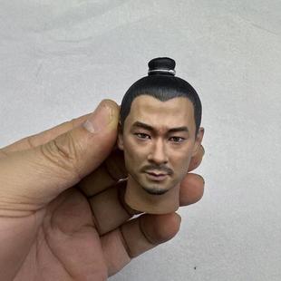 现货 1/6 帅哥 古装 古代将军 士兵 兵人头雕潮玩手办