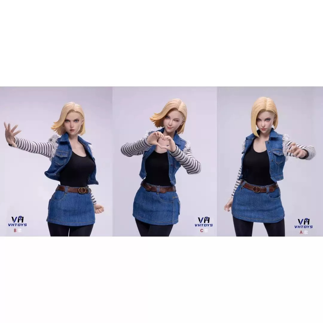 现货 VHTOYS VH001 C款吉莉1/6 可动眼美女头雕 精致仿真兵人配件