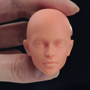 1比6 精致 美女帅哥通用 兵人手办 白模头雕 兵人配件