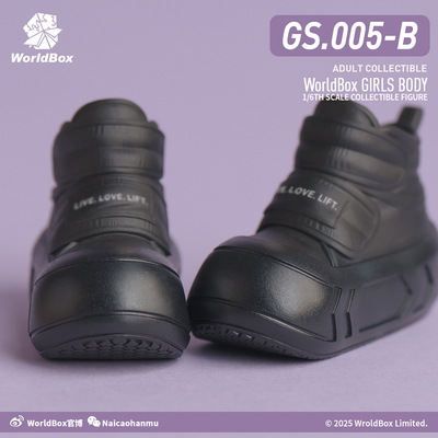 Worldbox 1/6女款gs005面包鞋  实心 多色可选