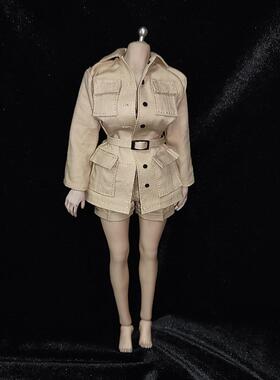 1比6 女兵人复古风风衣工装套装适合岚 TB WordBOX等素体普通型