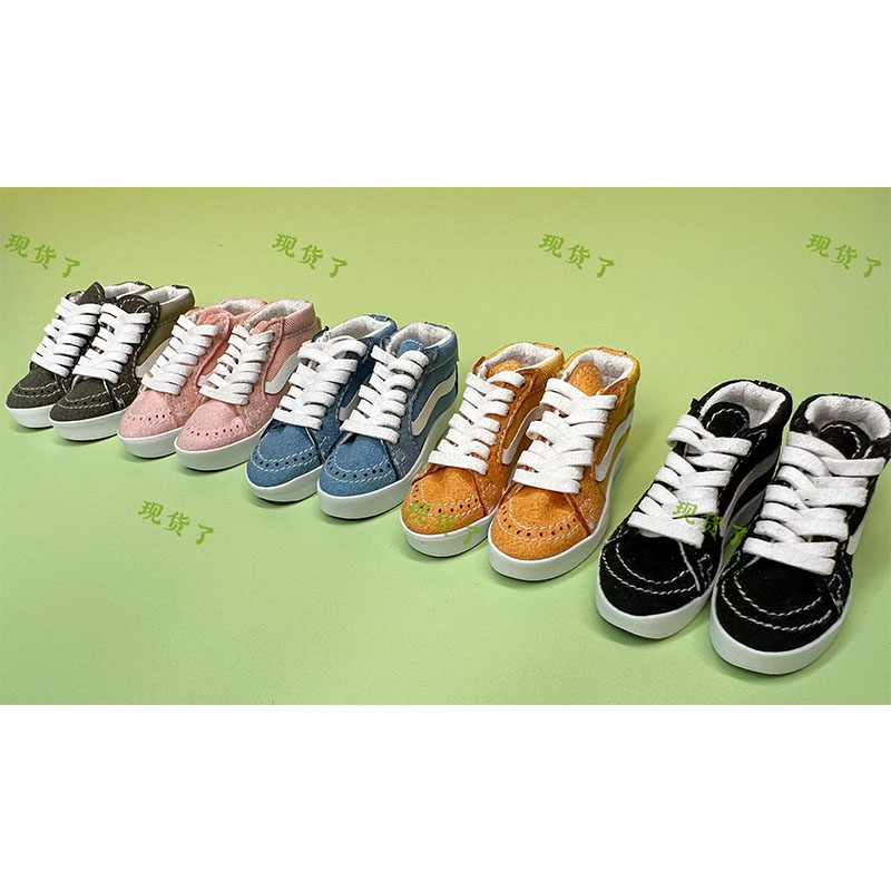 【现货】 CUKE TOYS 1/6 V记万斯范斯 Vans 中帮女鞋手工女鞋鞋鞋